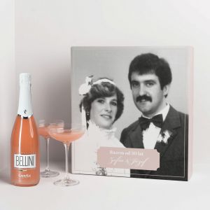 Zestaw Bellini z kieliszkami BOX NA ROCZNIC LUBU