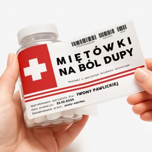 Zestaw cukierkw mitowych z etykiet do personalizacji Z PRZEKAZEM prezent dla koleanki cukierki mitowe