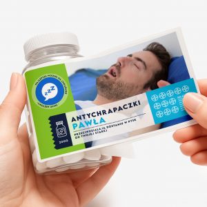 Zestaw cukierkw mitowych z etykiet do personalizacji mieszny prezent dla niego prezent dla chopaka