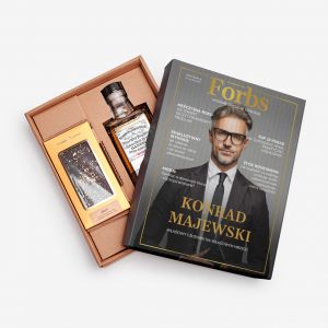 Personalizowany zestaw dla szefa FORBS likier i czekolada