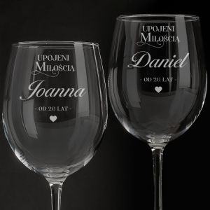 Zestaw kieliszkw do wina XXL - PREZENT DLA ZNAJOMYCH NA ROCZNIC LUBU