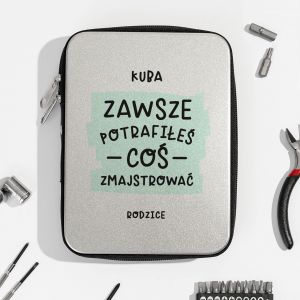 Zestaw narzdzi w etui PREZENT DLA NASTOLETNIEGO SYNA komplet narzdzi prezent dla syna od rodzicw