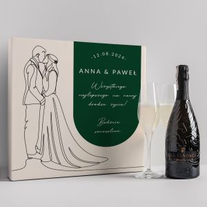 Zestaw prezentowy na lub PROSECCO Z KIELISZKAMI