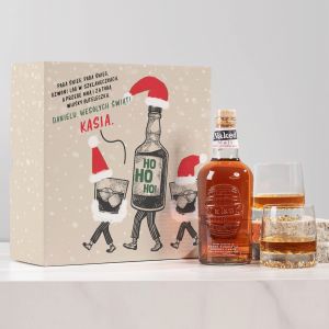 Zestaw prezentowy z whisky PREZENT NA ŚWIĘTA DLA MĘŻA