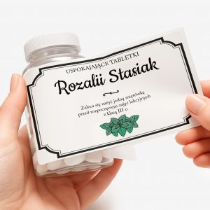 Zestaw prezentowy: mitwki + etykieta do naklejenia  PREZENT NA DZIE NAUCZYCIELA prezent dla nauczyciela