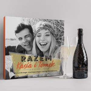 Zestaw Prosecco z kieliszkami PREZENT DLA NARZECZONYCH