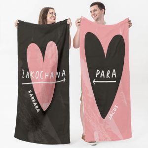 Zestaw rcznikw na lub ZAKOCHANA PARA