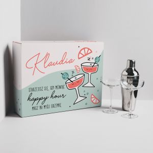 Zestaw do drinkw PREZENT NA 50 URODZINY DLA NIEJ