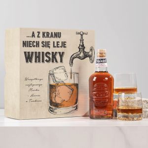 Zestaw whisky ze szklankami PREZENT DLA HYDRAULIKA zestaw dla hydraulika