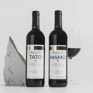 Zestaw win w skrzynce PODZI�KOWANIA �LUBNE DLA RODZIC�W