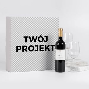 Wino i kieliszki na prezent TWÓJ PROJEKT