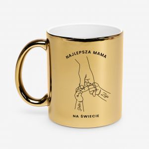 Z�oty kubek na Dzie� Matki EKIPA MAMY kubek dla mamy prezent dla mamy upominek dla mamy dzie� mamy