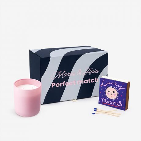 Prezent dla przyjaci�ki PERFECT MATCH box ze �wiec�