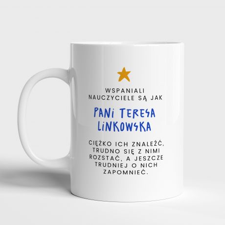 Kubek na koniec roku szkolnego WSPANIA�Y NAUCZYCIEL