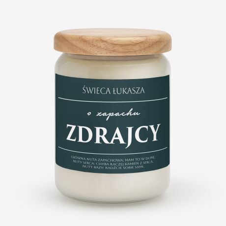 �wieca o zapachu ZDRAJCY prezent na odej�cie z pracy