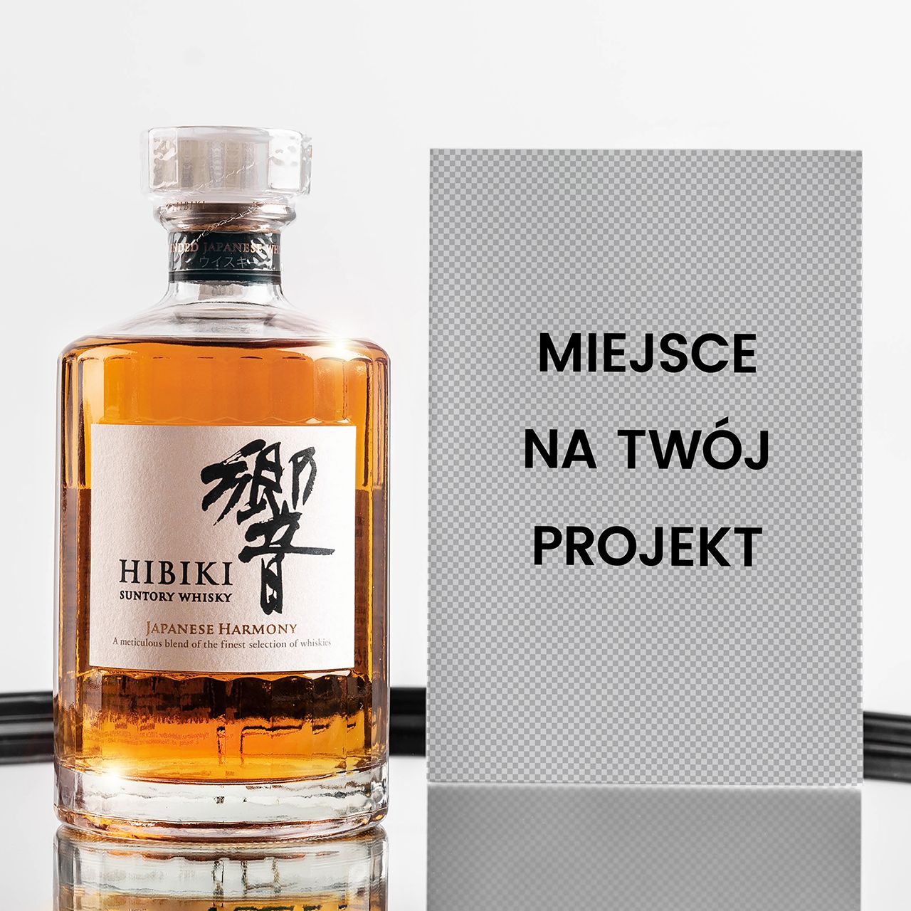 Japońska whisky z kartką TWÓJ PROJEKT