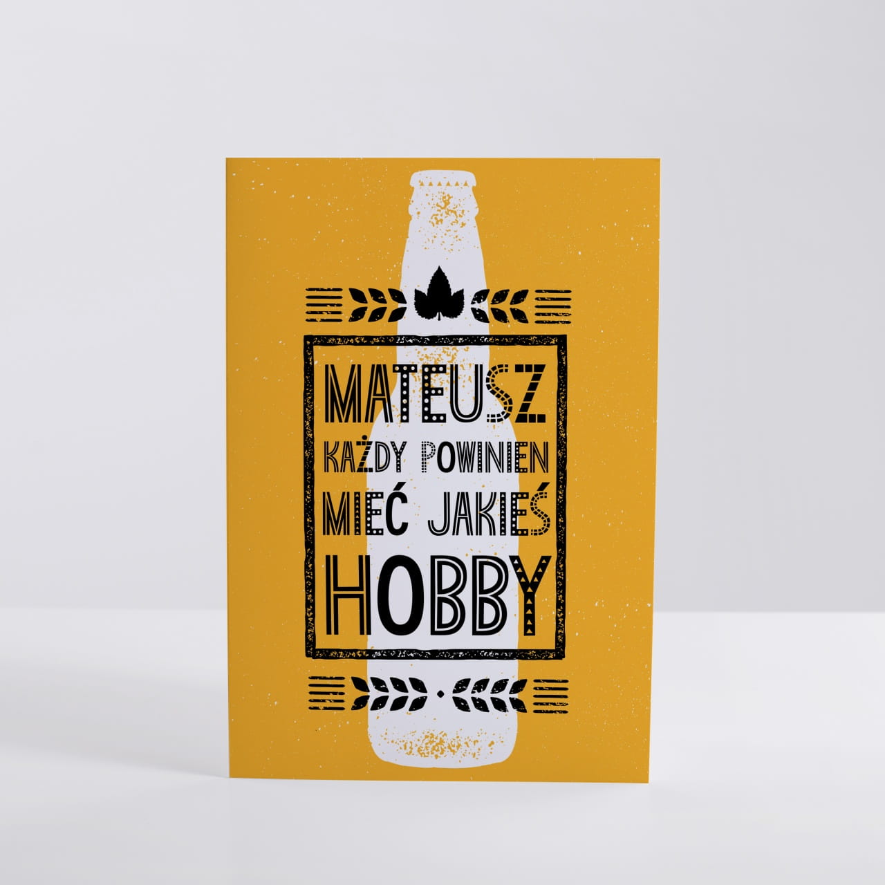 Kartka dla piwosza HOBBY