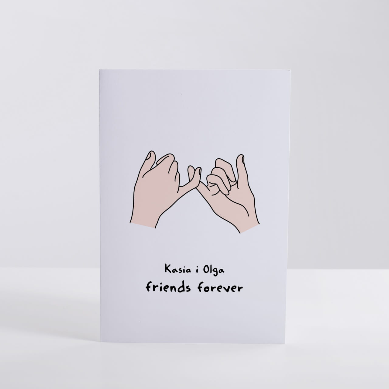 Kartka dla przyjaciółki PRZYJAŹŃ NA WIEKI
