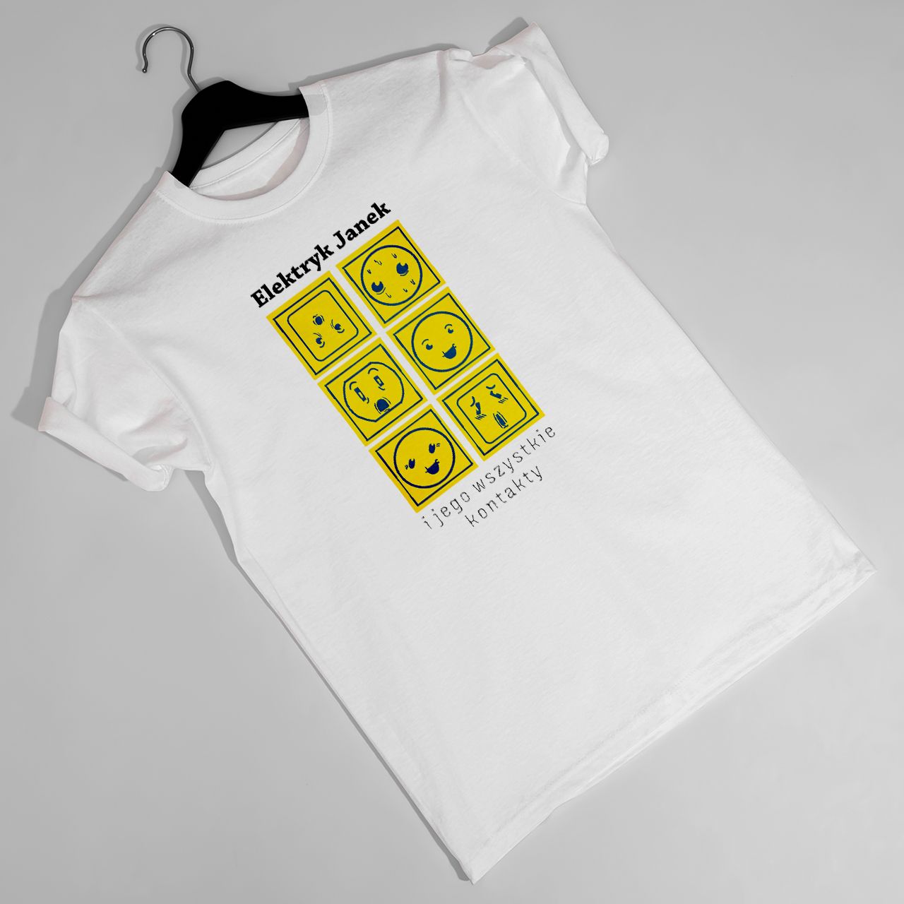 Koszulka dla elektryka KONTAKTY prezent dla elektryka - S