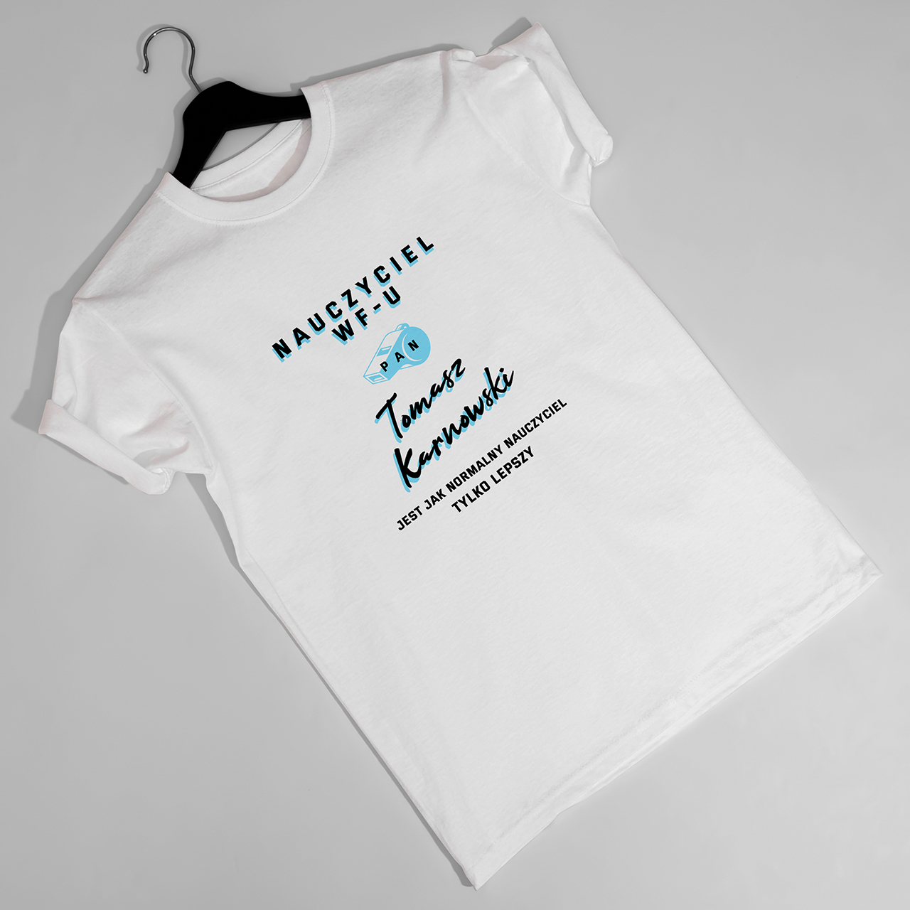 Koszulka dla nauczyciela WF prezent dla nauczyciela WF - S