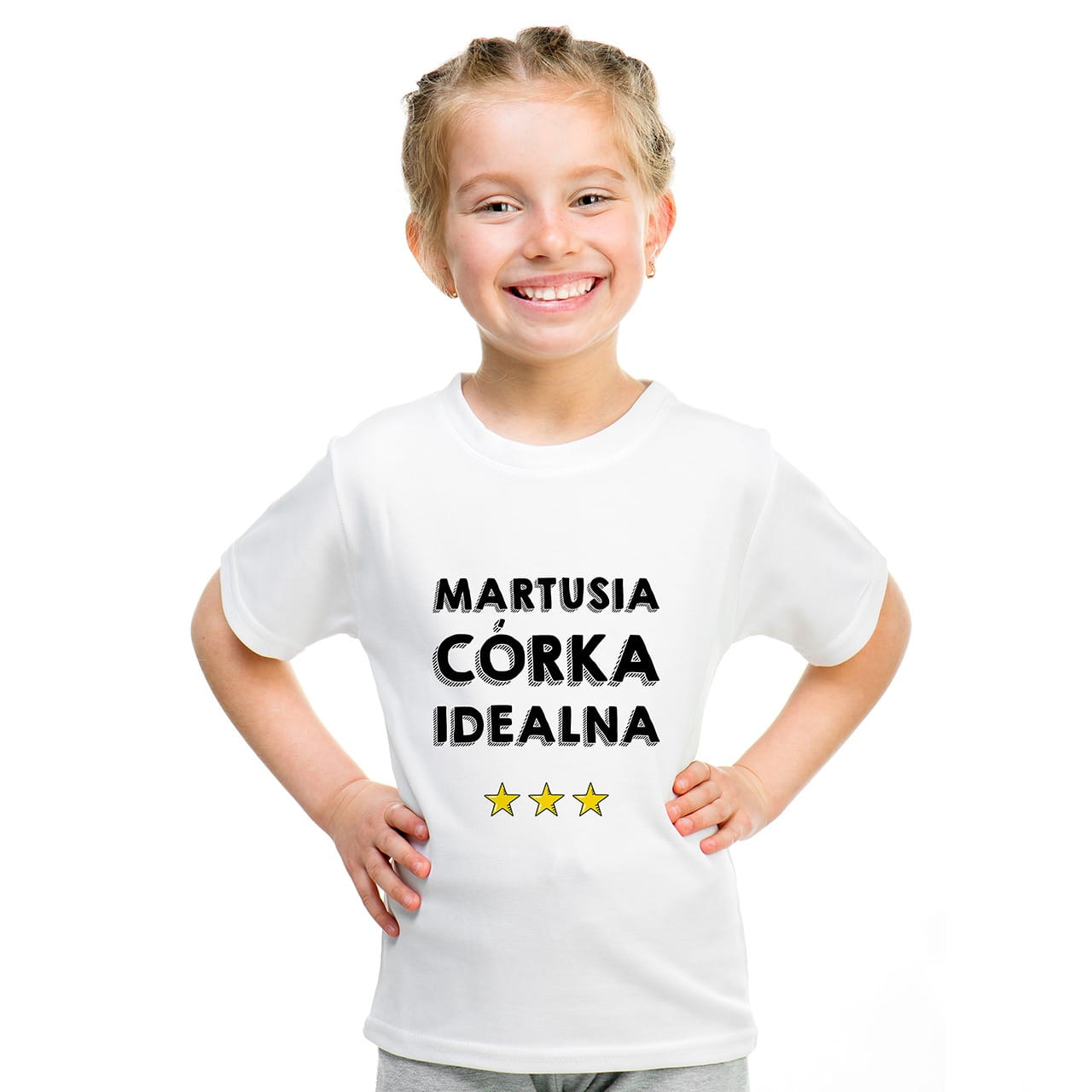 Koszulka dziecięca z nadrukiem PREZENT DLA CÓRKI