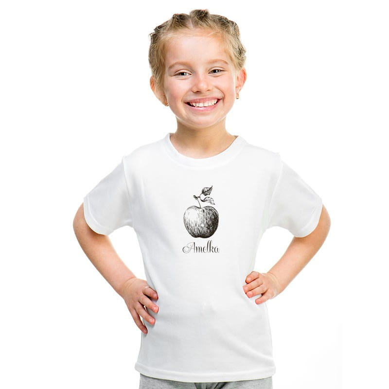 Koszulka dla dziecka NIEDALEKO PADA JABŁKO OD JABŁONI