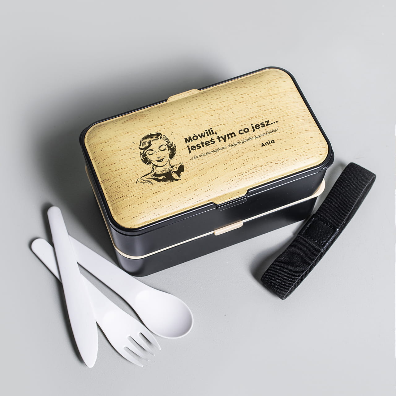 Lunchbox personalizowany SUPERLASKA prezent dla koleżanki