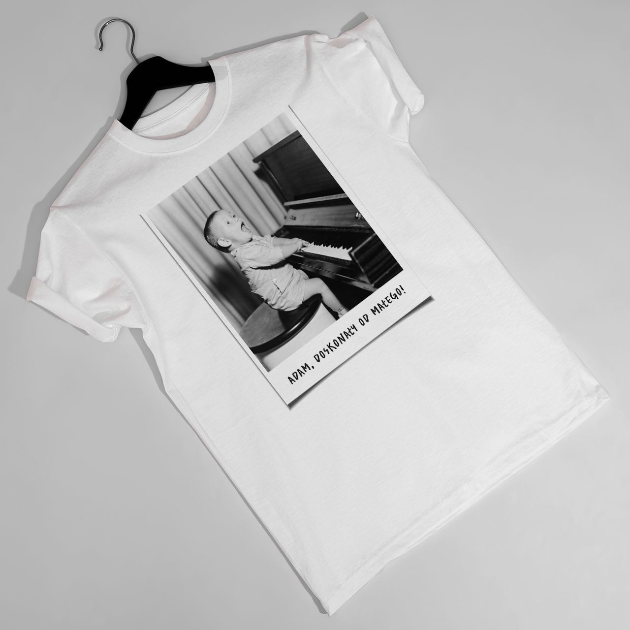 Męska koszulka ze zdjęciem DUŻA FOTKA t-shirt urodzinowy - M