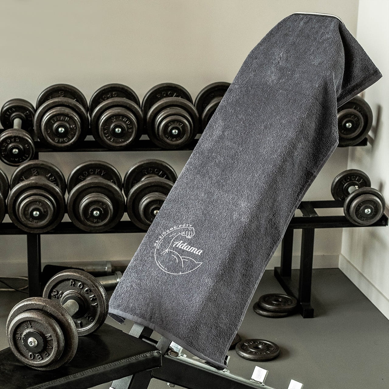 Ręcznik na siłownię SIÓDME POTY prezent dla sportowca