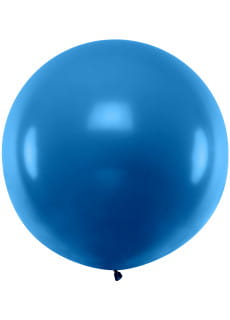 Balon pastelowy OLBRZYM granatowy 1m