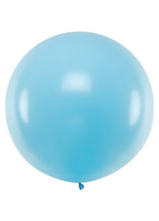 Balon OLBRZYM niebieski pastelowy 1m