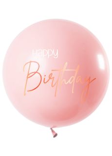 Duy balon urodzinowy ELEGANT BLUSH 80 cm
