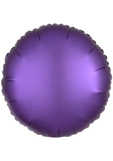 Balon foliowy KOO SATYNOWE fioletowy 43cm