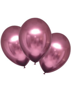 Balony chromowane RӯOWE (6szt.)