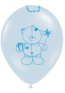 Balony NA ROCZEK dla chopca niebieskie 30cm (6szt.)