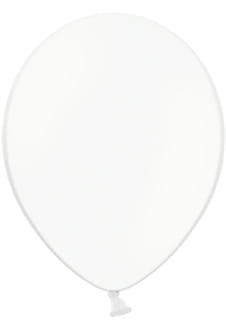 Balony pastelowe BIAE pure white 30cm (10szt.)