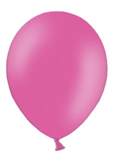 Balony pastelowe HOT PINK 23cm (100szt.)