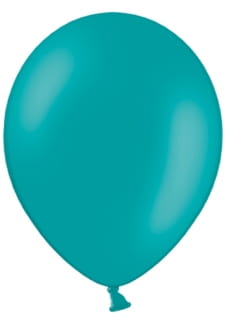 Balony pastelowe TURKUSOWE 30cm (10szt.)