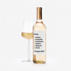 Biae wino hiszpaskie PREZENT NA ZERWANIE dla przyjaciki