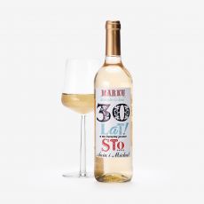Biae wino PREZENT NA 30 URODZINY dla niego