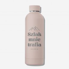Butelka termiczna z grawerem SZLAK MNIE TRAFIA prezent dla niej