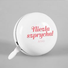 Dzwonek rowerowy NIEZ�A SZPRYCHA prezent do roweru dla niej