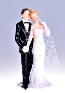 Figurka na tort weselny PARA MODA 11cm