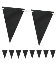 Girlanda flagi czarna