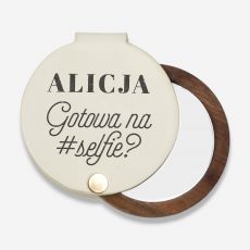 Lusterko kieszonkowe personalizowane PREZENT DLA KOLEANKI