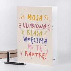 Kartka dla nauczyciela ULUBIONA KLASA A4
