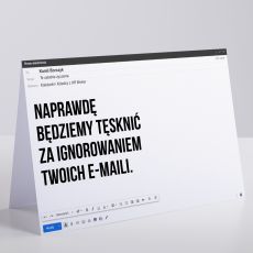 mieszna kartka na poegnanie z pracy E-MAIL