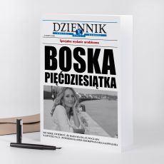 Kartka na 50 ze zdjciem DZIENNIK A4