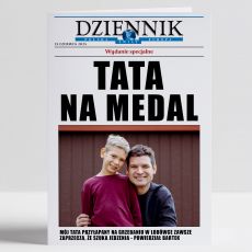 Kartka ze zdjciem z okazji Dnia Ojca TATA NA MEDAL