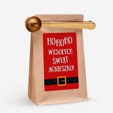 Kawa witeczna z pozacan yeczk HO HO HO prezent na Mikoaja